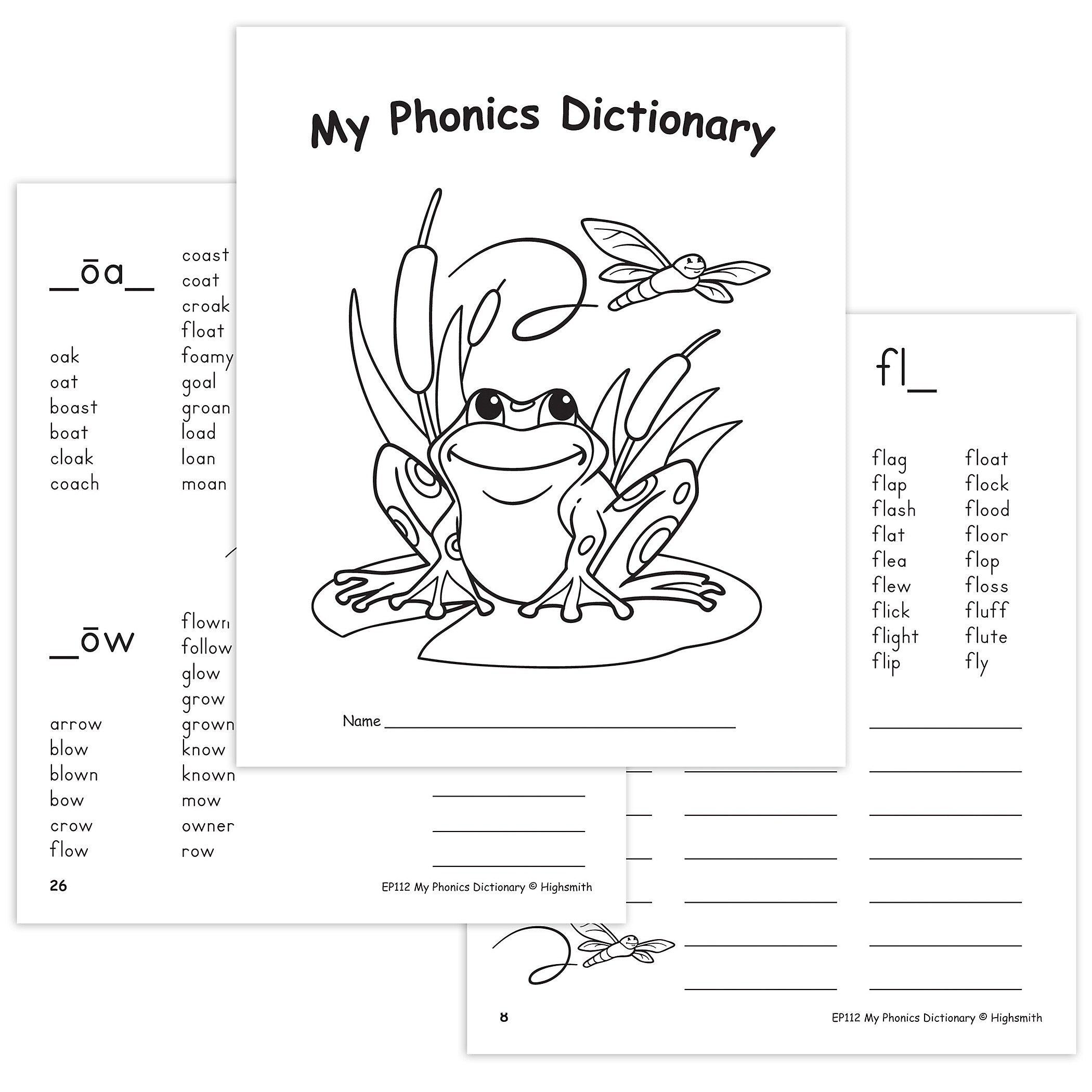 Edupress My Phonics Dictionary Book, Pack of 6 (EP-112-6)