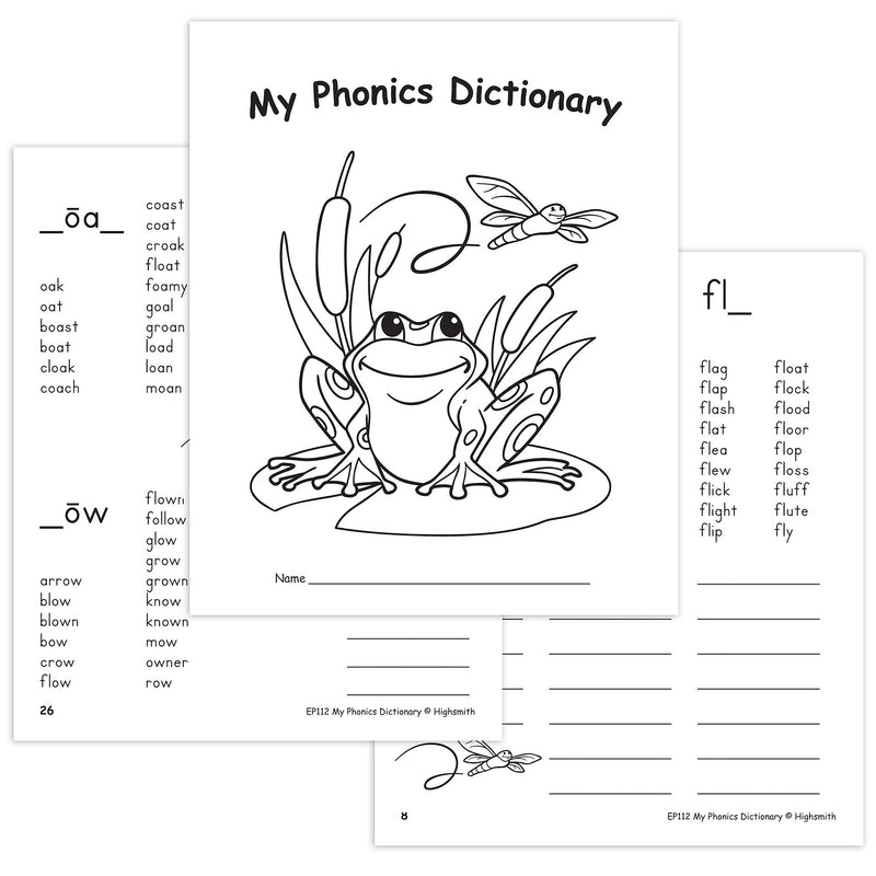 Edupress My Phonics Dictionary Book, Pack of 6 (EP-112-6)