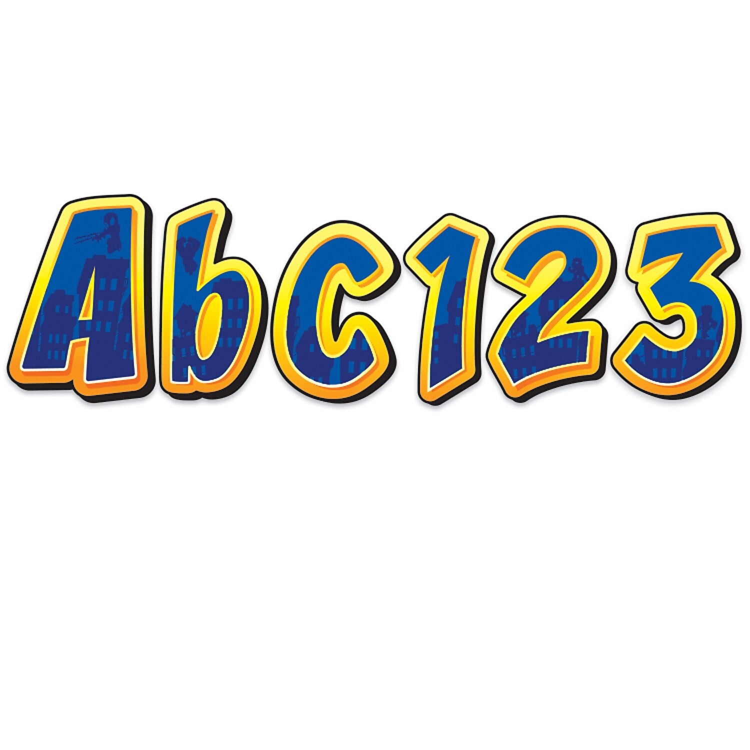 Eureka® Marvel™ Super Hero Adventure 4-1/8" Deco Letters, Assorted Colors, 223 Per Pack, 3 Packs (EU-845022-3)