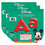 Eureka Mickey Mouse Clubhouse 4" Reusable Punch Out Deco Letters, Red, 216/Pack, 3 Packs (EU-845049-3)