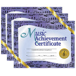 Hayes Publishing Music Achievement Certificate, 8.5" x 11", Purple, 30 Per Pack, 3 Packs (H-VA536-3)