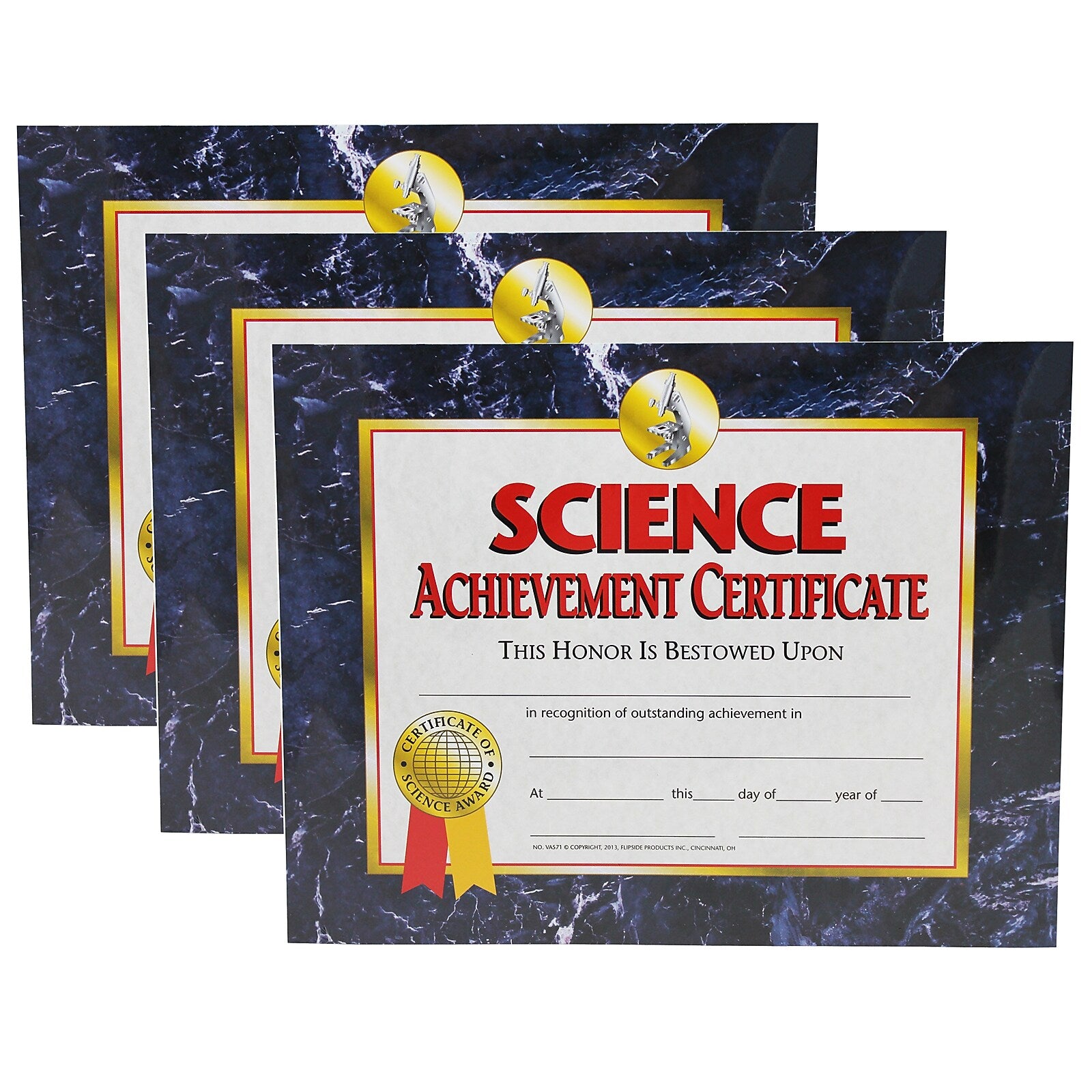 Hayes Publishing Science Achievement Certificate, 30 Per Pack, 3 Packs (H-VA571-3)
