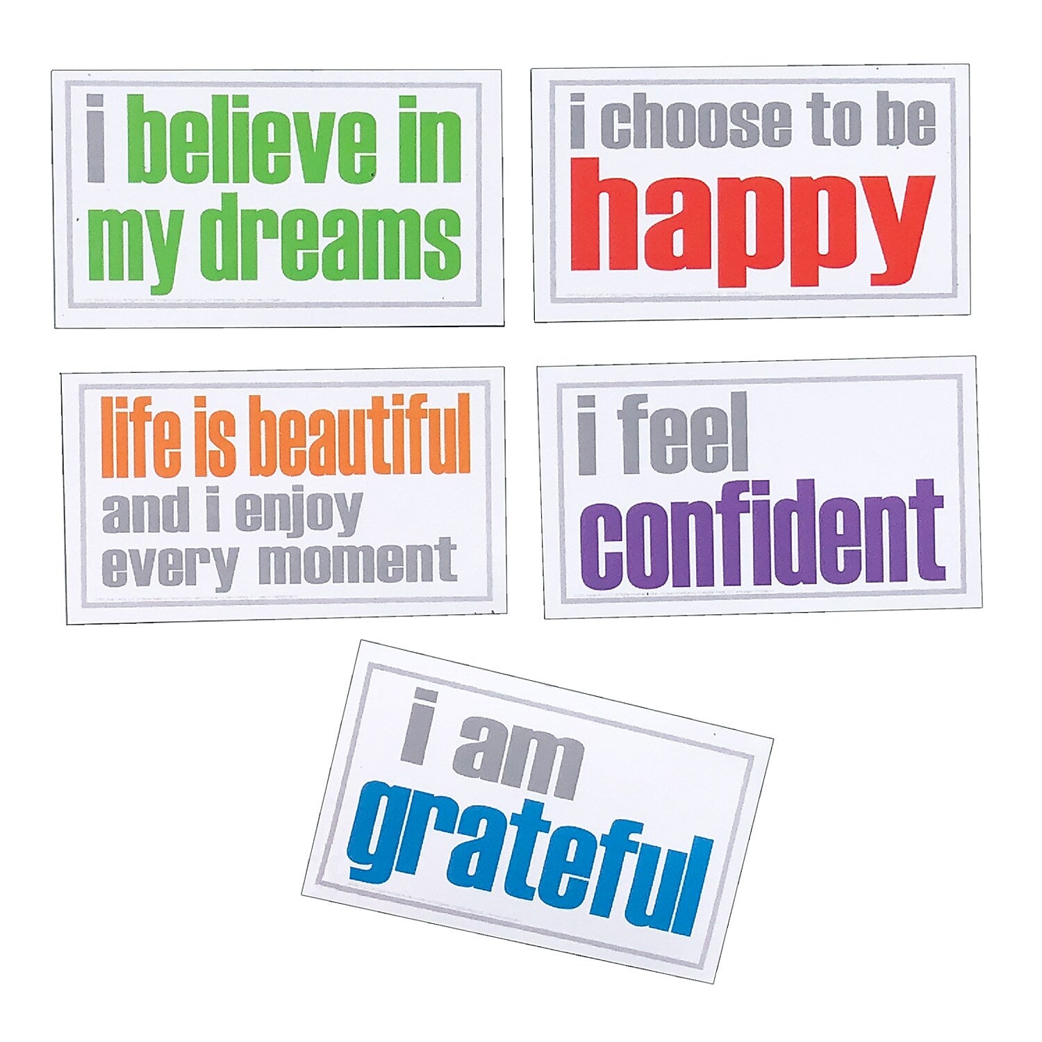 Inspired Minds Confidence Magnets, 5 Per Pack, 2 Packs (ISM52356M-2)