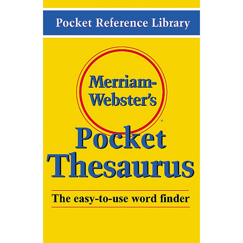 Merriam-Webster Pocket Thesaurus, Pack of 3 (MW-524X-3)