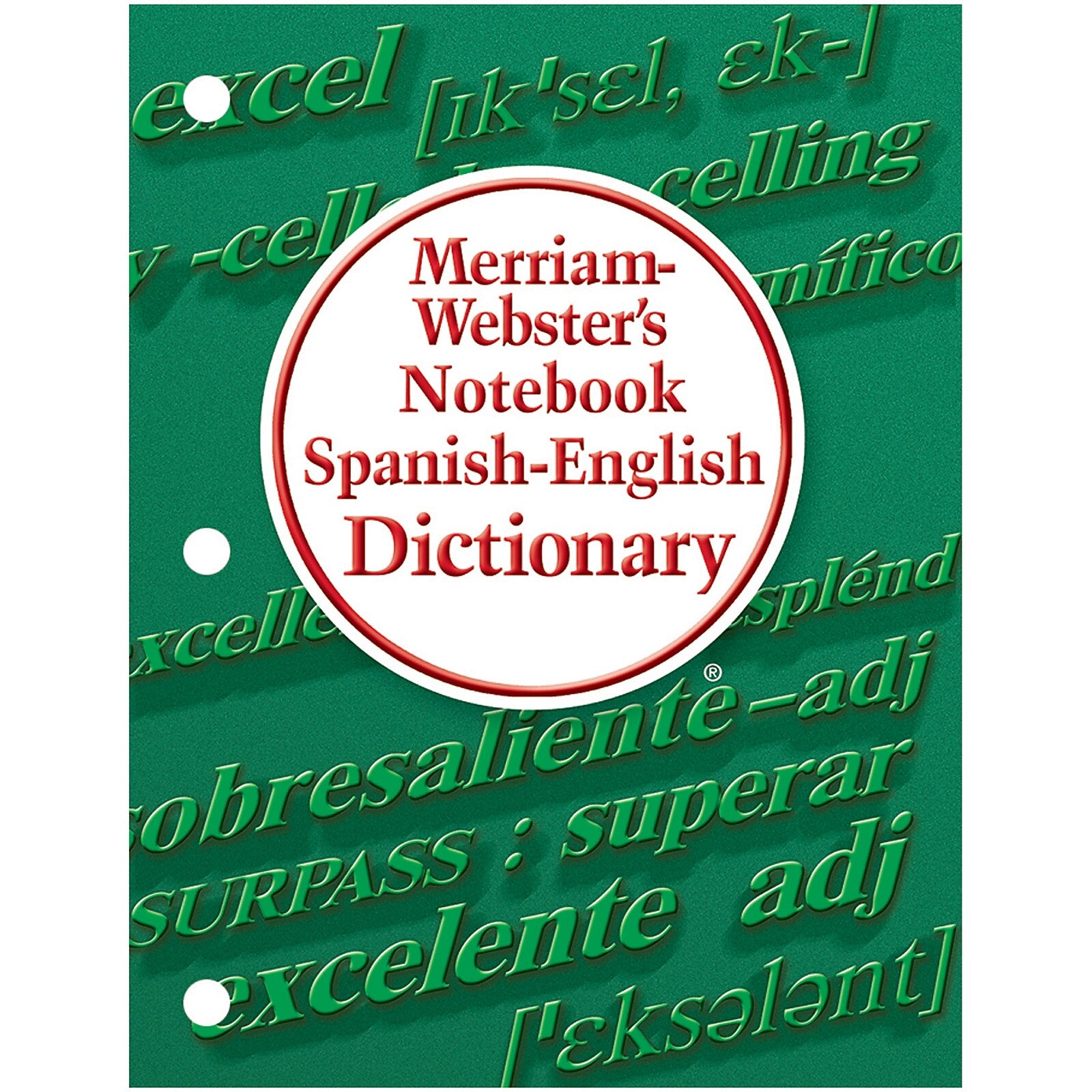 Merriam-Webster Merriam-Webster's Notebook Spanish-English Dictionary, Pack of 6 (MW-6725-6)