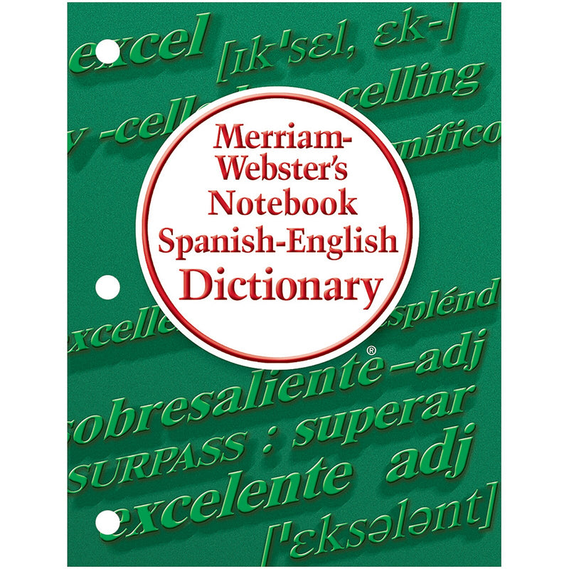 Merriam-Webster Merriam-Webster's Notebook Spanish-English Dictionary, Pack of 6 (MW-6725-6)