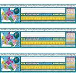 North Star Teacher Resources Canadian Intermediate Traditional Cursive Desk Plates, 19" x 5", 36/Pack, 3 Packs (NST9025-3)