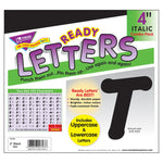 TREND Italic Uppercase/Lowercase Combo Pack (EN/SP) Ready Letters, Black, 193/Pack, 3 Packs (T-2703-3)