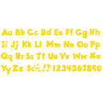 TREND 4" Playful Uppercase/Lowercase Combo Pack (EN/SP) Ready Letters, Yellow, 225/Pack, 3 Packs (T-79804-3)