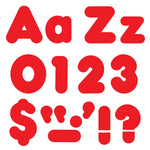 TREND 4" Uppercase/Lowercase Combo Pack Ready Letters, Red, 182/Pack, 3 Packs (T-79902-3)