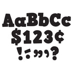 Teacher Created Resources 4" Bold Letters Combo Pack, Black, 230 Characters/Pack, 3 Packs (TCR5822-3)