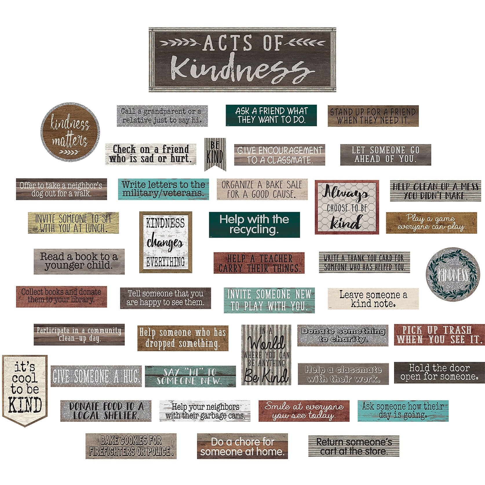 Teacher Created Resources® Home Sweet Classroom Acts of Kindness Bulletin Board Set (TCR8462)