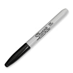 Sharpie Permanent Marker, Fine Tip, Black, 12/Pack (30001)