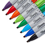 Sharpie Tank Permanent Marker, Chisel Tip, Assorted, 8/Pack (38250PP)
