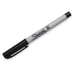 Sharpie Permanent Marker, Ultra Fine Tip, Black, 12/Pack (37001)