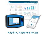 uAttend Biometric Fingerprint Time Clock System, Blue/Black (NX2500)