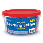 Learning Resources Lowercase 1 1/2" Magnetic Learning Letters, Magnetic, Assorted Colors, 104 pieces (LER6297)