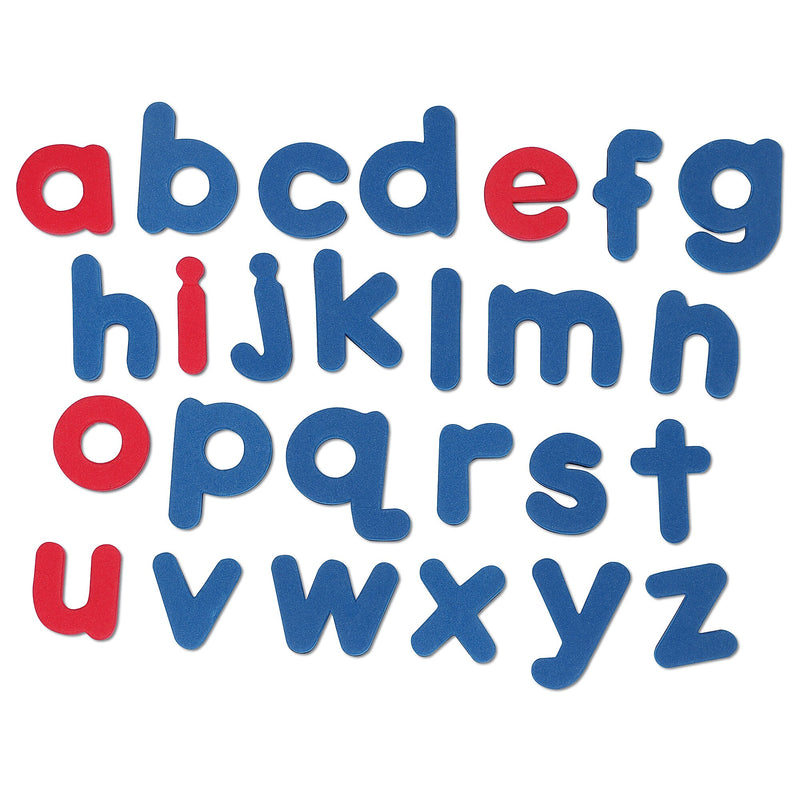 Learning Resources Lowercase 1 1/2" Magnetic Learning Letters, Magnetic, Assorted Colors, 104 pieces (LER6297)