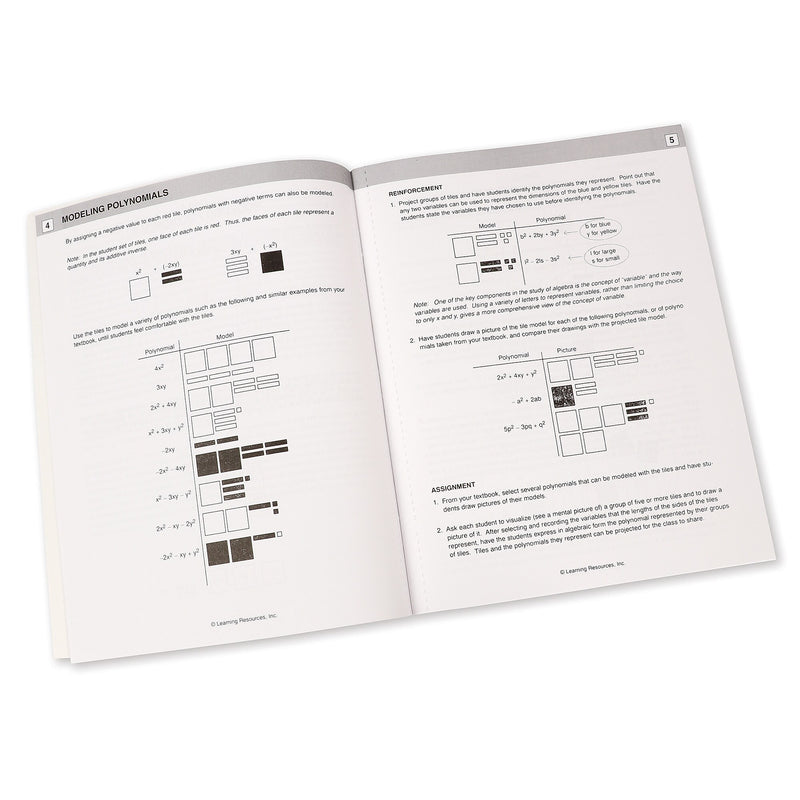 Learning Resources Algebra Tile Class Sets, 30/Set (LER7547)