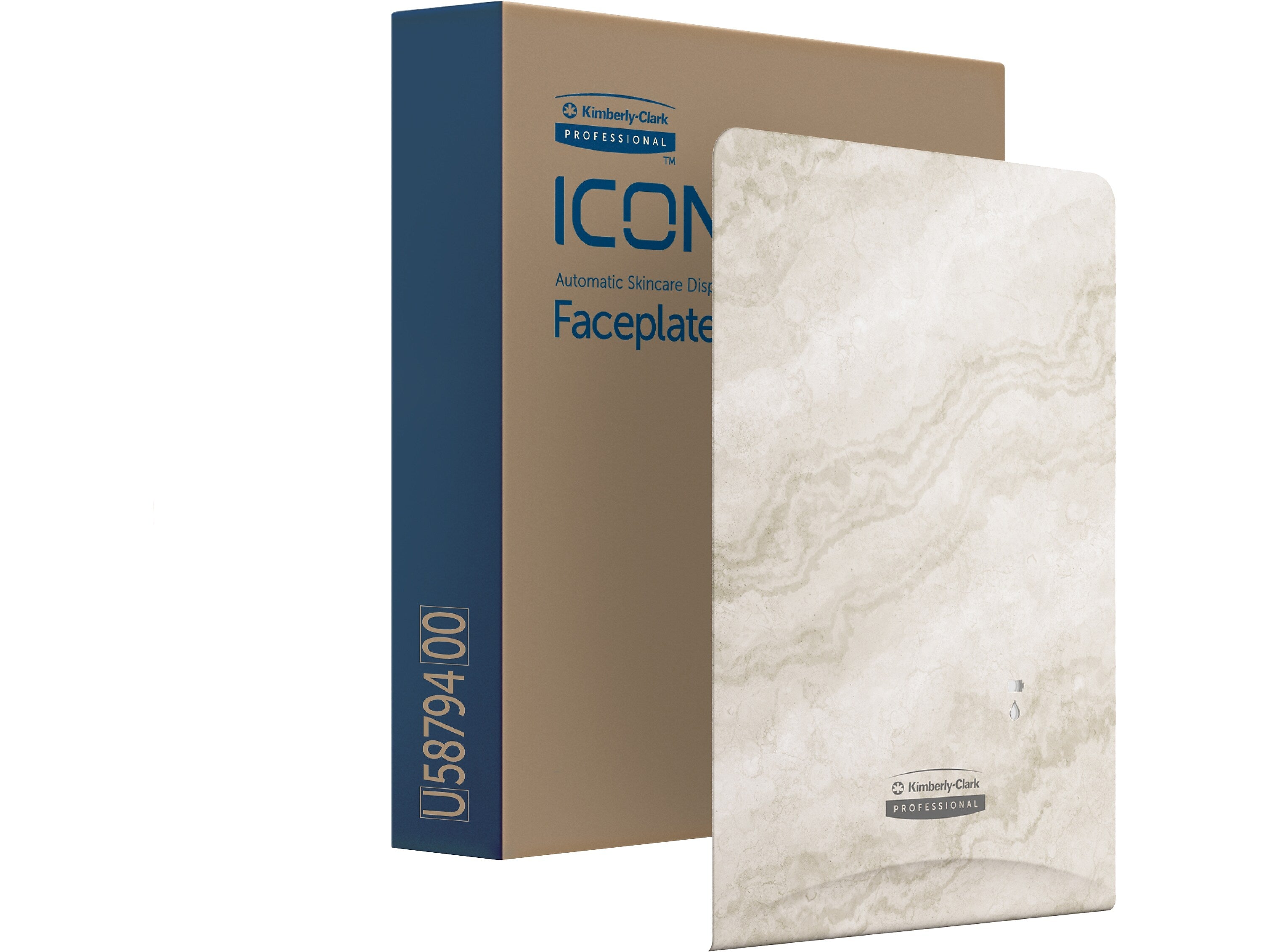 Kimberly-Clark Professional ICON Faceplate for Universal Dispenser, Warm Marble (58794)