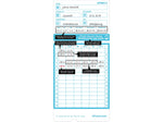 uPunch Pay-to-Punch Time Card for SB1200 Time Clock, 100/Pack (SBTCB1100)