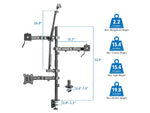 Mount-It! All-in-One Adjustable Studio Camera Setup Single Mount, Up to 32", Black (MI-481)