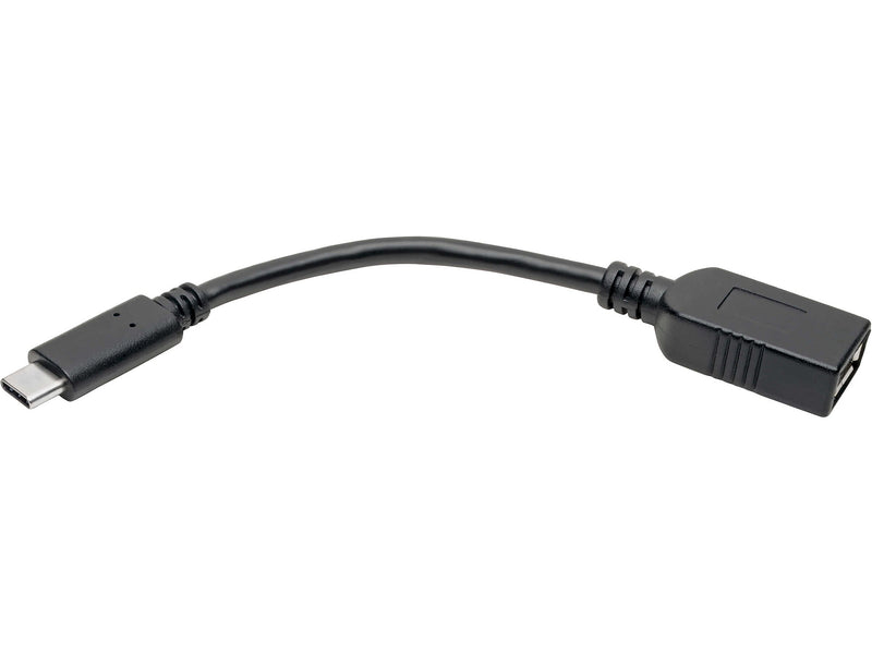 Tripp Lite USB C to USB C Adapter Cable, Male to Female, Black (U428-C6N-F)