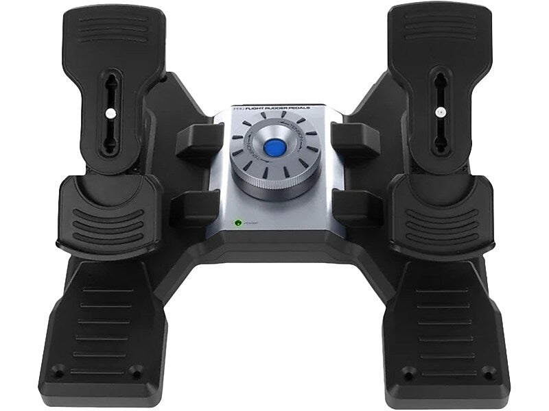 Logitech G 945-000024 Flight Rudder Pedals for PC, Black