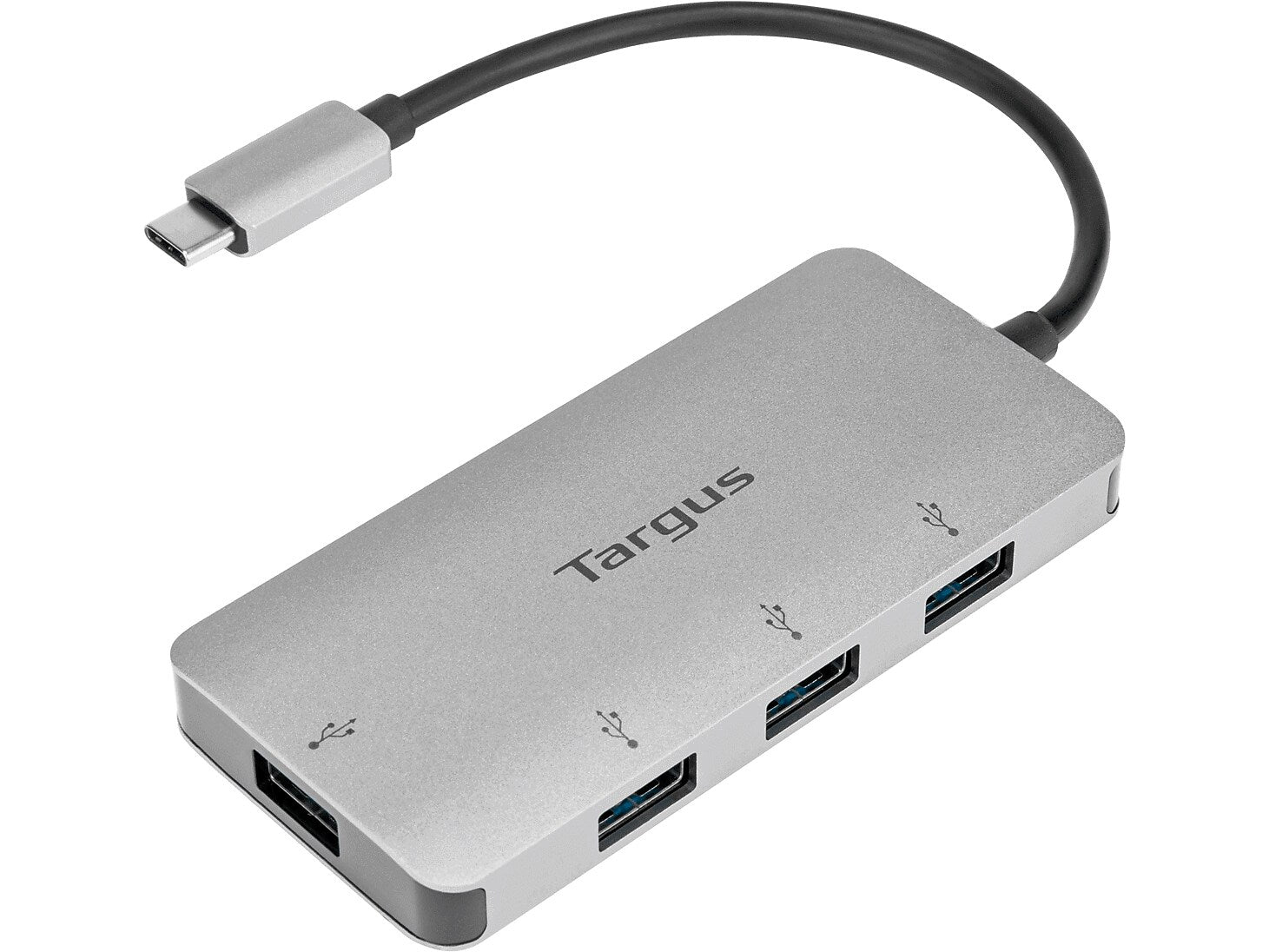 Targus 4-Port USB-C Hub, Silver (ACH226BT)