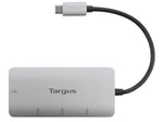 Targus 4-Port USB-C Hub, Silver (ACH226BT)