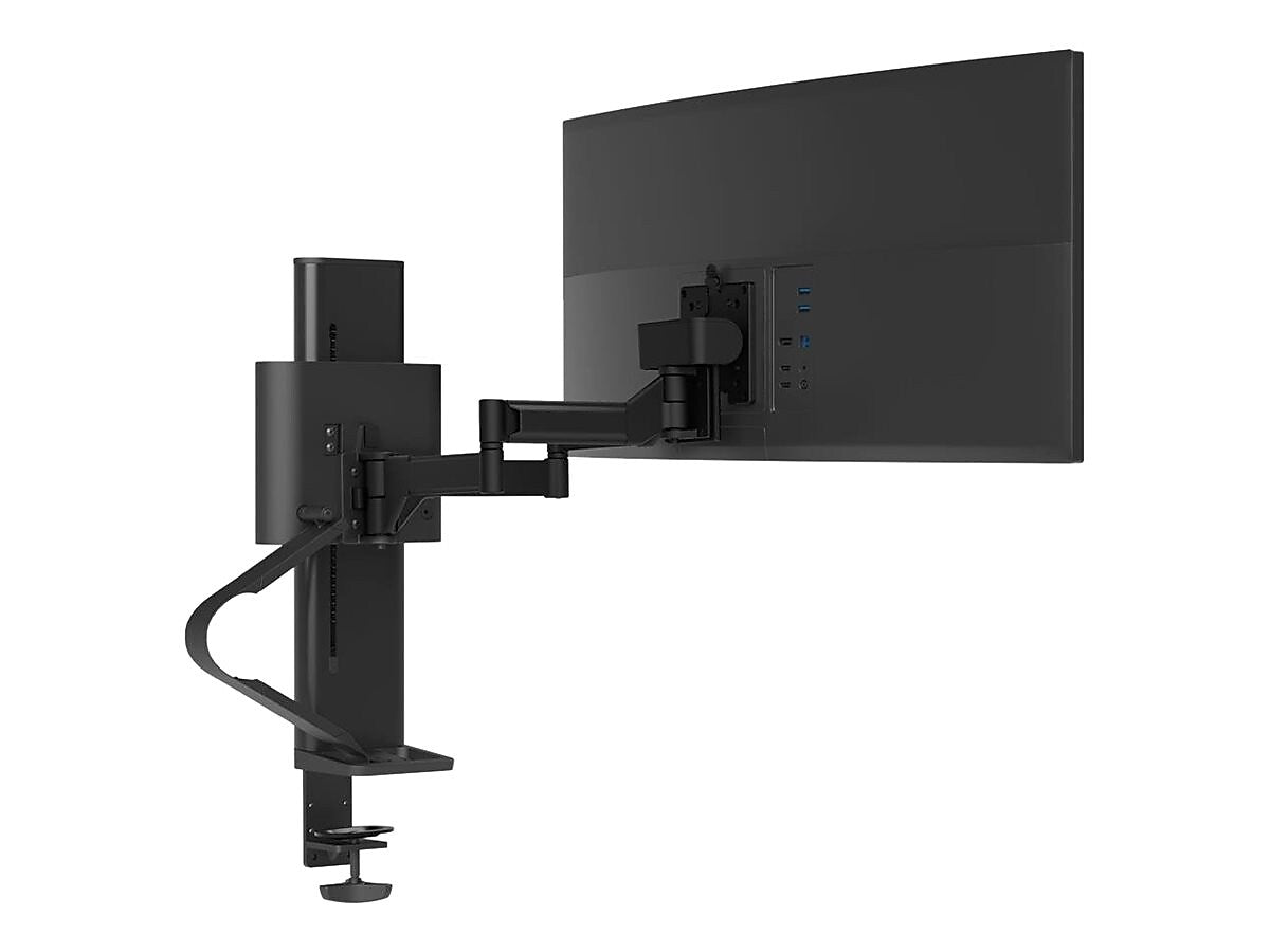 Ergotron TRACE Adjustable Mounting Kit, Up to 38" Monitor, Matte Black (45-630-224)