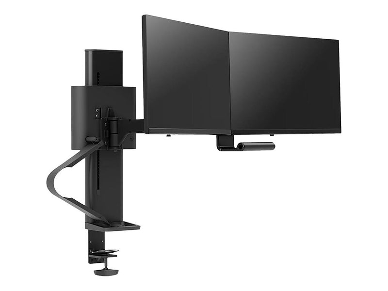 Ergotron TRACE Dual Adjustable Mounting Kit, Up to 27" Monitor, Matte Black (45-631-224)