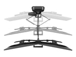 Ergotron TRACE Dual Adjustable Mounting Kit, Up to 27" Monitor, Matte Black (45-631-224)