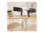 Ergotron TRACE Dual Adjustable Mounting Kit, Up to 27" Monitor, Matte Black (45-631-224)