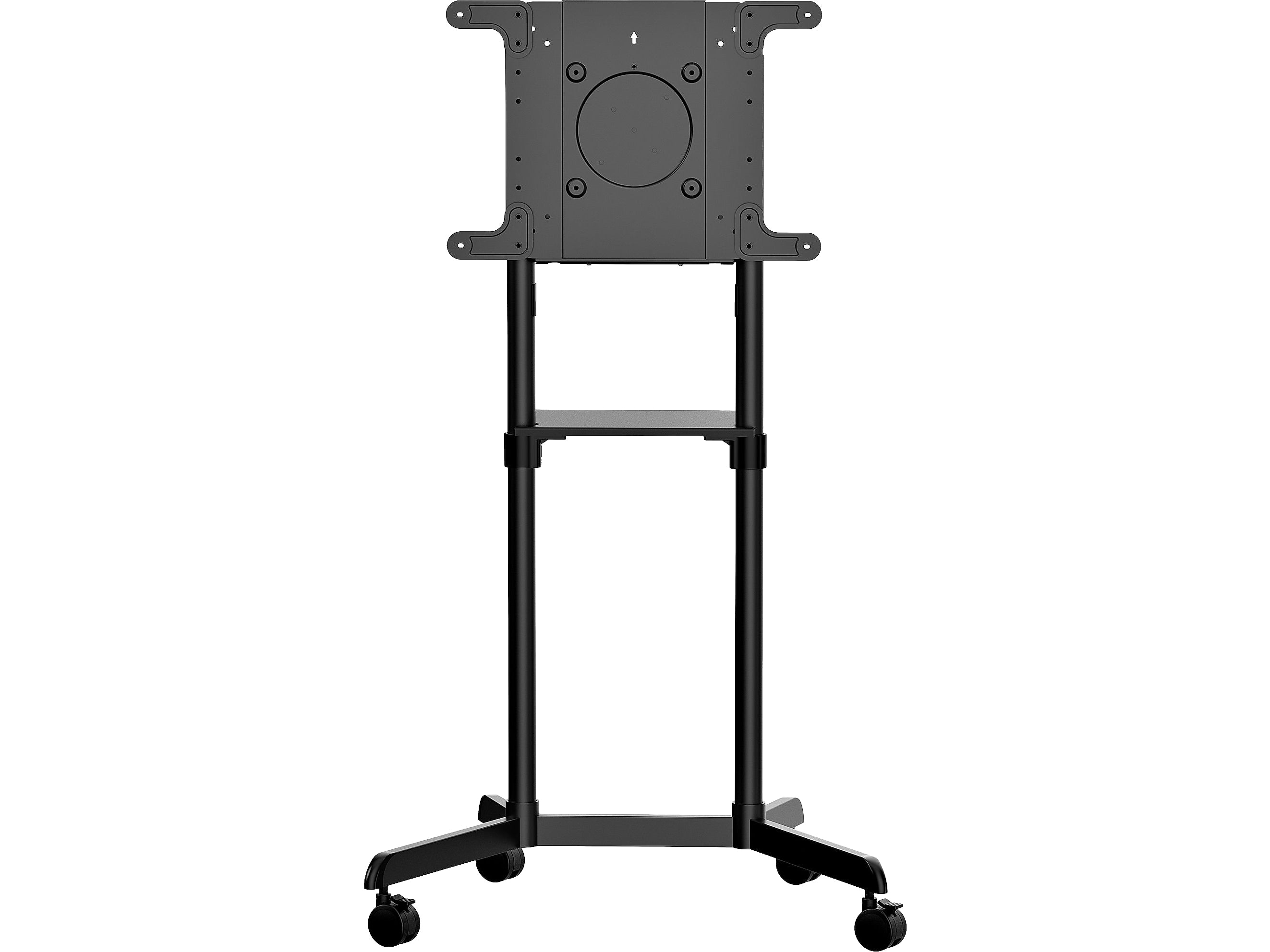StarTech Steel Pedestal TV Stand, Screens up to 70", Black (MBLTVSTNDEC)