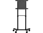 StarTech Steel Pedestal TV Stand, Screens up to 70", Black (MBLTVSTNDEC)