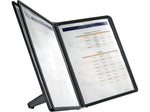 Durable Sherpa SoHo Document Holder, 8.5" x 11", Vertical, Black Plastic (555001)