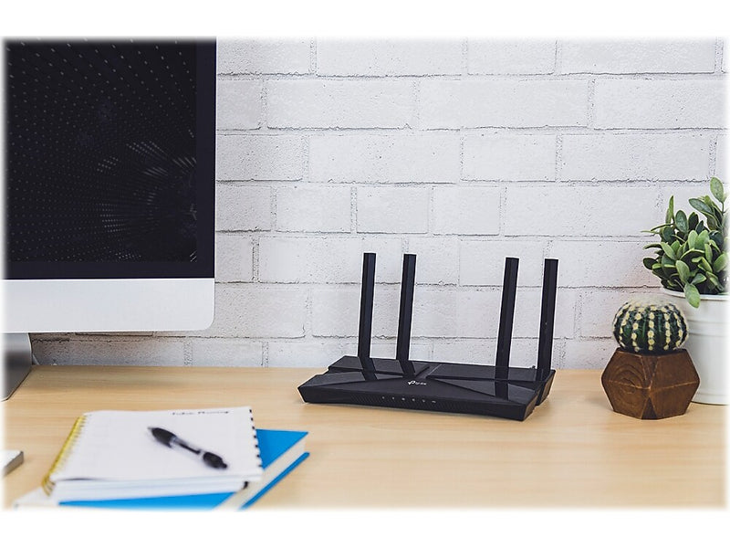 TP-LINK Archer AX1500 Dual Band MU-MIMO Gaming Router, Black (ARCHER AX1500)