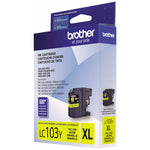 Brother LC103Y Yellow High Yield Ink Cartridge   (LC103YS)