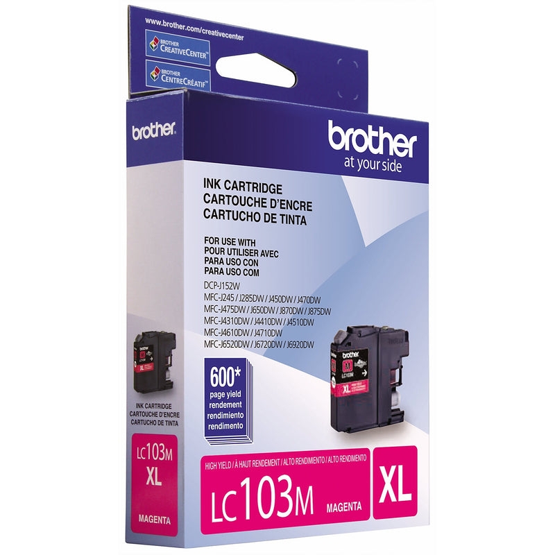 Brother LC103M Magenta High Yield Ink Cartridge (LC103MS)