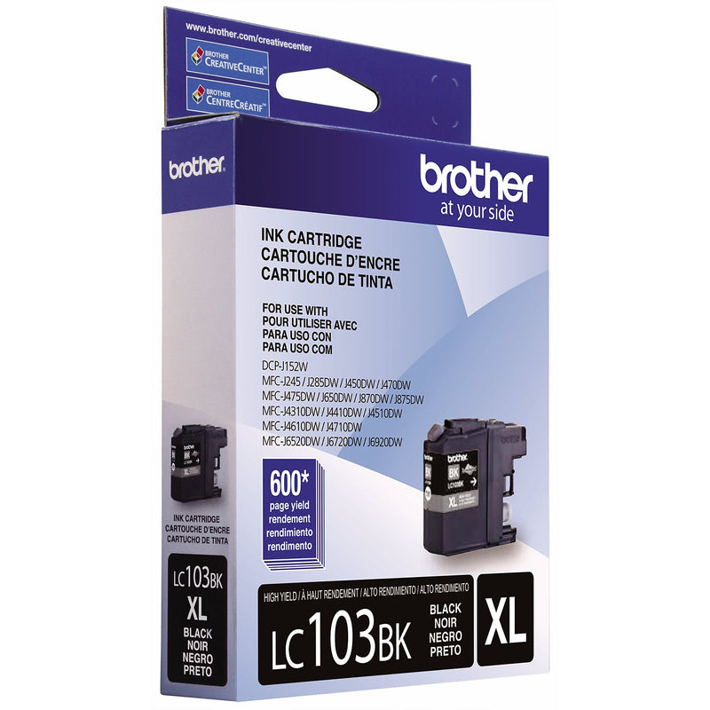 Brother LC103 Black High Yield Ink Cartridge (LC103BKS)