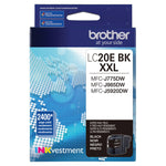 Brother LC20EBK Black Extra High Yield Ink Cartridge (LC20EBK)