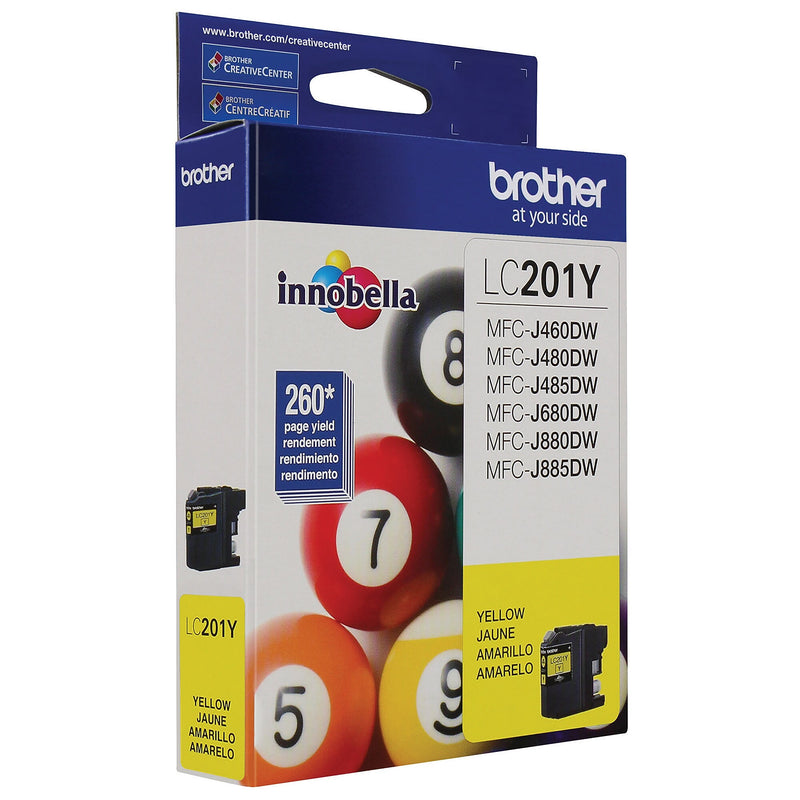 Brother LC201Y Yellow Standard Yield Ink Cartridge   (LC201Y)