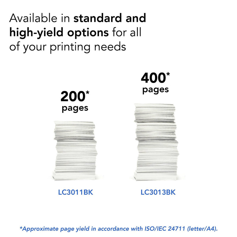 Brother LC3013BK Black High Yield Ink Cartridge (LC3013BKS)