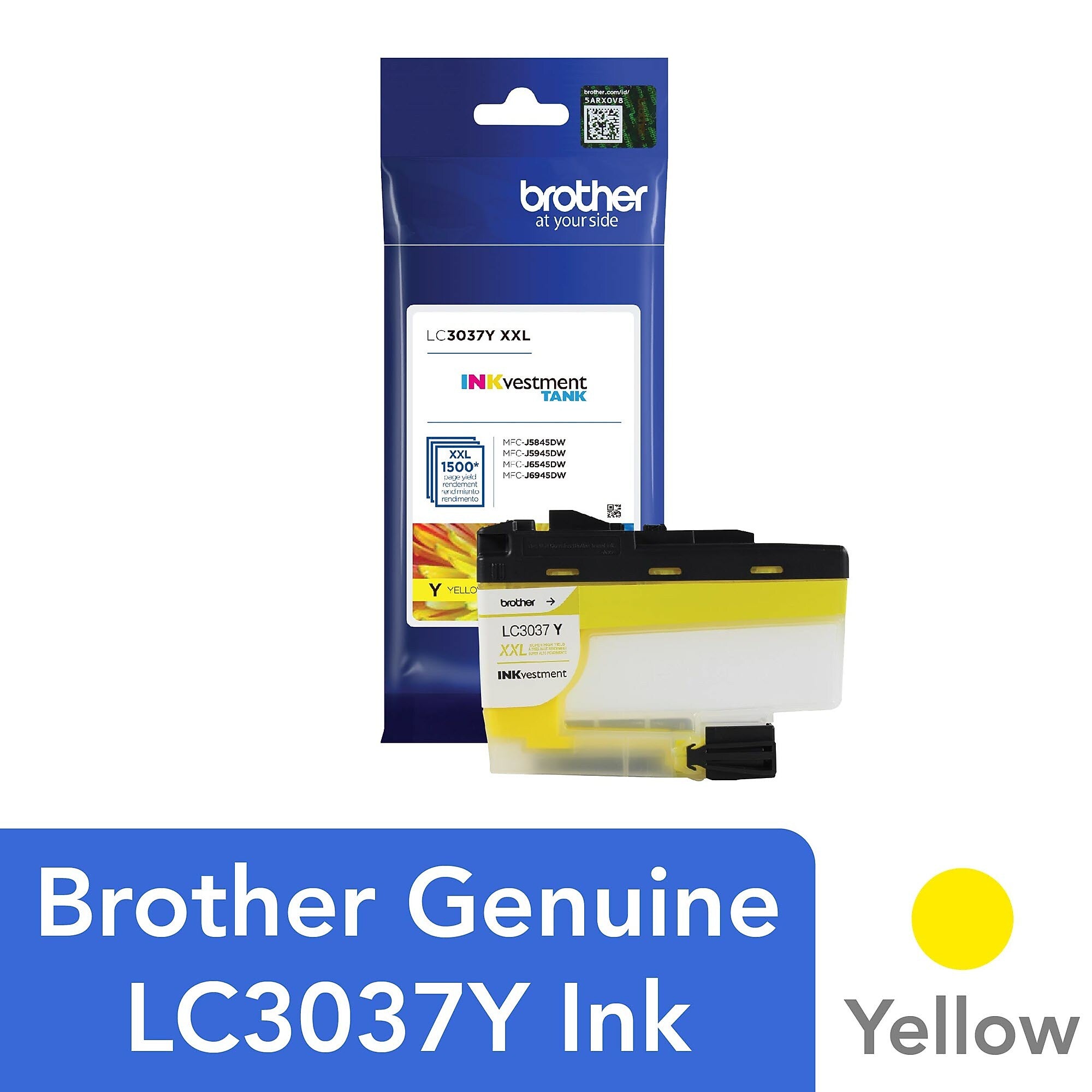 Brother LC3037Y Yellow Super High Yield Ink Tank   Cartridge