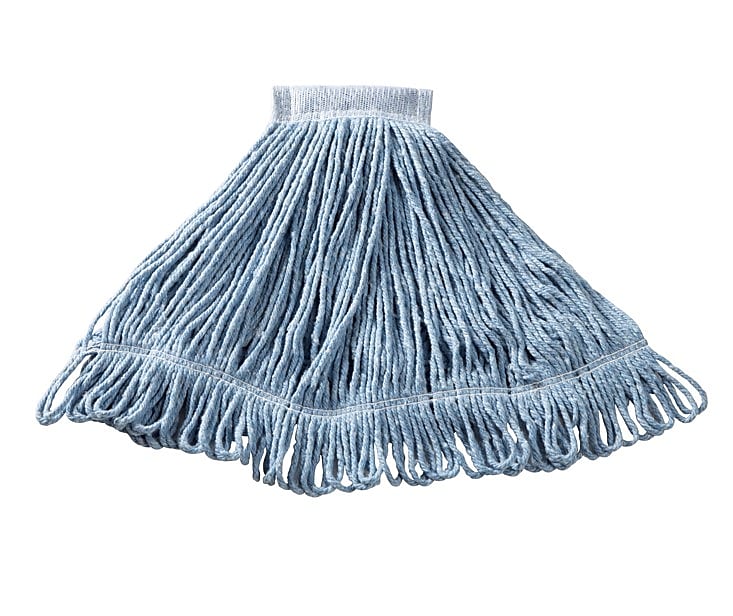 Rubbermaid Super Stitch Cotton String Mop Head, 20 oz., Blue (25206BL00)