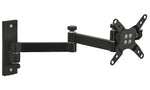 Mount-It! Full-Motion Single Monitor Wall Arm Mount, Up to 30", Black (MI-404)