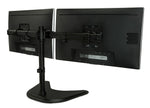 Mount-It! Adjustable Dual Monitor Freestanding Desk Stand, Up to 27", Black (MI-1781)