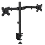 Mount-It! Adjustable Dual Monitor Arm Mount, Up To 32" Monitor, Black (MI-2752)