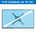 Mount-It! Full Motion Flat Screen TV and Monitors Wall Mount Bracket for 23" to 55" VESA Mount Screens (MI-4110)